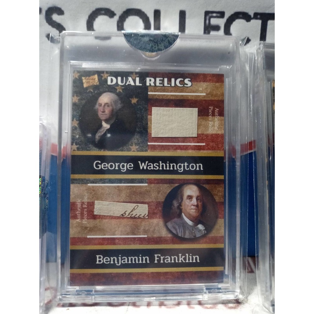 Ben Franklin & George Washington POTP Dual Relic Factory Sealed
